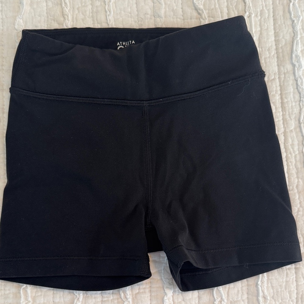 Athleta Girls Chit Chat Black Shorts